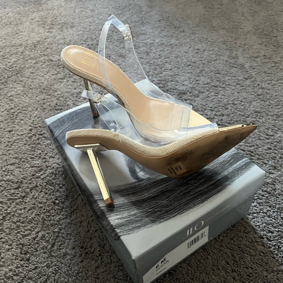 JLO Biancah Clear heels size 6 EUC - Picture 8 of 11